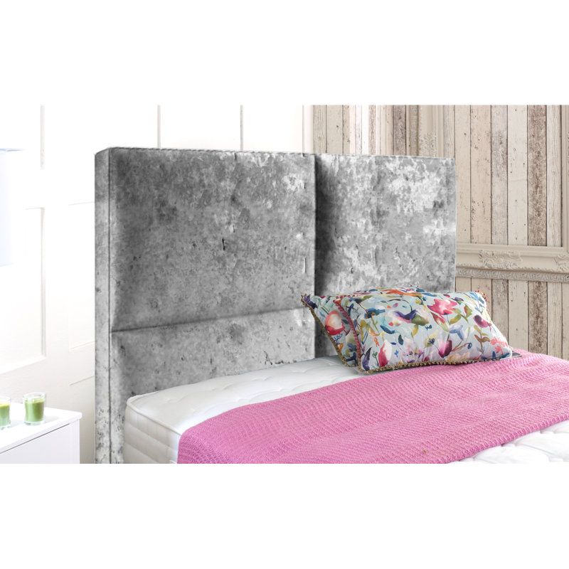 Whatley Upholstered Headboard, Super King (6'), Silver