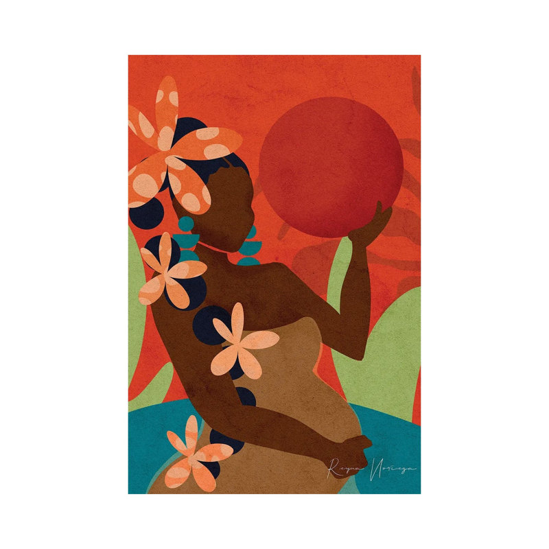 Mama Virgo by Reyna Noriega - Painting on Canvas, Wrapped Canvas, 66.04 cm H x 45.72 cm W x 1.91 cm D
