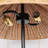 Kisean 68'' Natural Rattan Wicker, 2-Light Floor Lamp with Marble Base