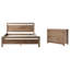 Ensemble de chambre configurable avec lit plateforme en bois massif Montauk-50429849
