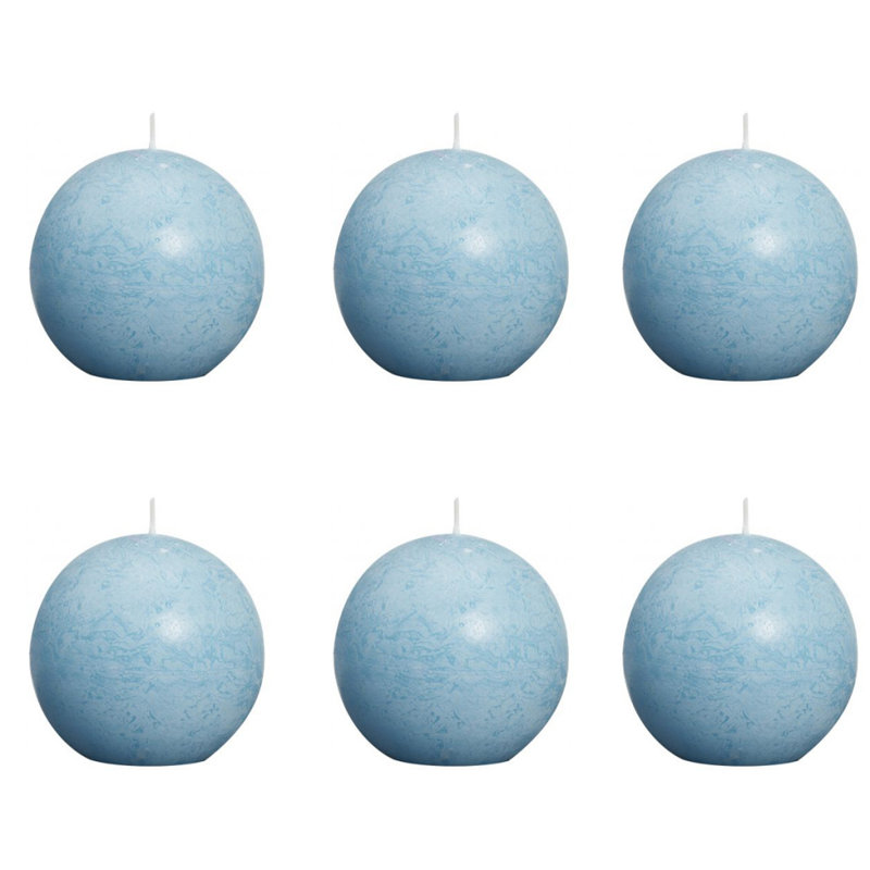 Bolsius Bolsius Rustic Ball Candle 80 mm, Water