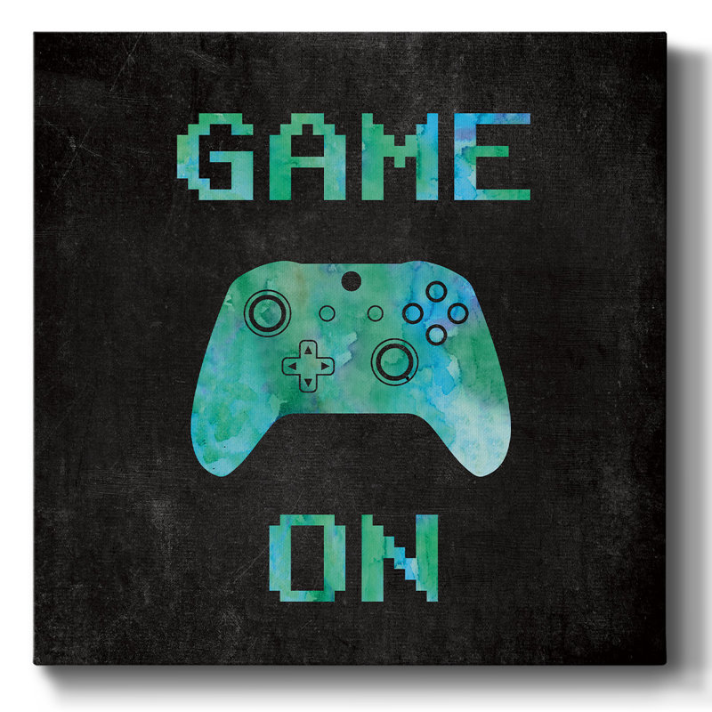 Jeu sur toile, H 8 po x l 8 po x P 1,5 po