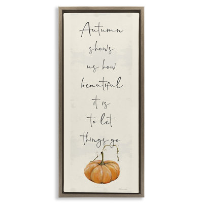 Art automnal sur toile flottant encadré "Autumn Beauty" par Stephanie Workman Marrott