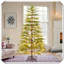 Arbre de Noël artificiel avec lumières DEL et support en métal