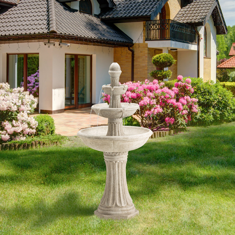 Fontaine en résine avec lumière Canser