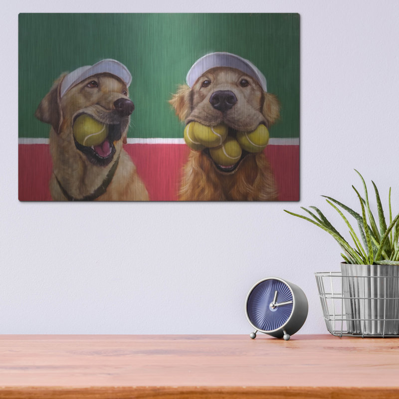 «Ball Hog» par Lucia Heffernan, H 12 po x l 16 po
