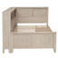 Lit de jour en bois avec tablettes de rangement et 3 tiroirs-249073688
