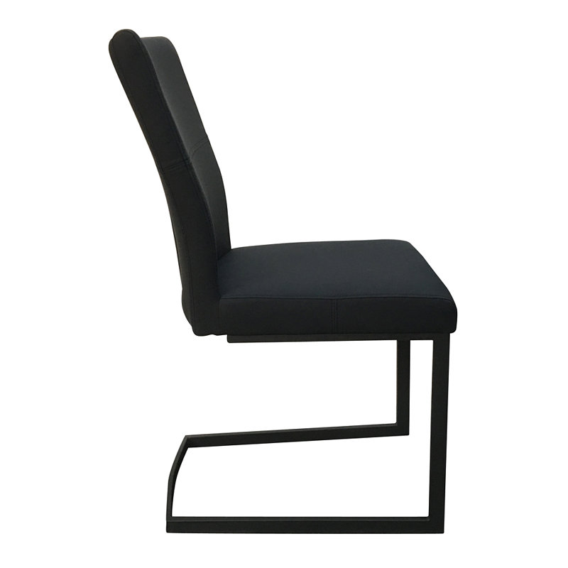 Evelyn 46cm H Upholstered Dining Chair, Antique Black