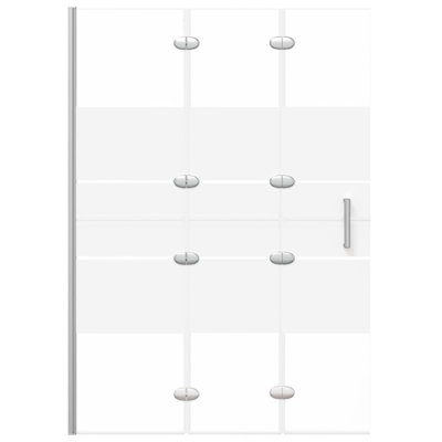 Bralan 1400 mm H Folding / Bi-Fold Semi-Frameless Tub Door with Clear Glass