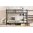 Metal Twin XL Over Twin XL Bunk Bed For Teens And Adults,Space-Saving/Noise Reduced/No Box Spring Needed, Black-350330011