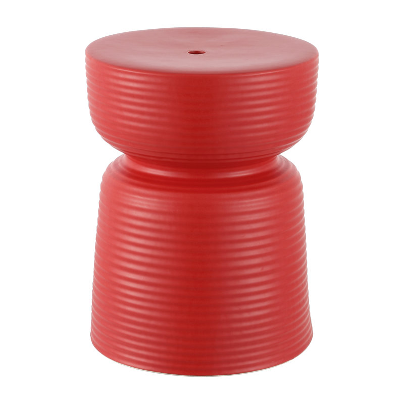 Tabouret de jardin 17,25 po Biali, Rouge