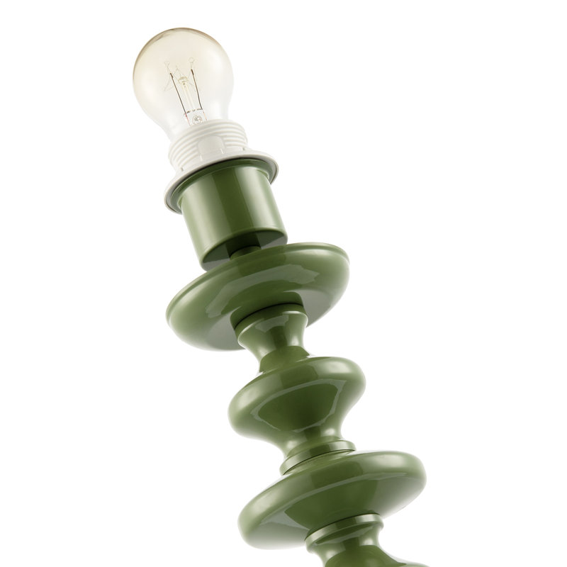 Metal Table Lamp, Olive