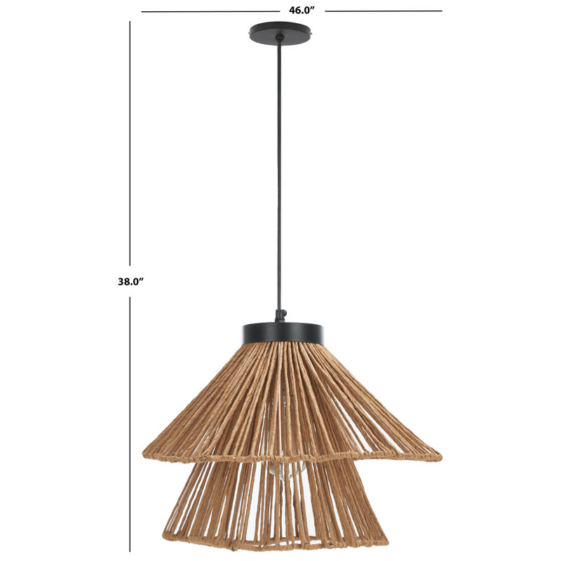 Luminaire suspendu conique 1 lumière Anahya