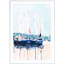 «Boat Club I» par Emma Scarvey - peinture encadrée-7429495-114839849