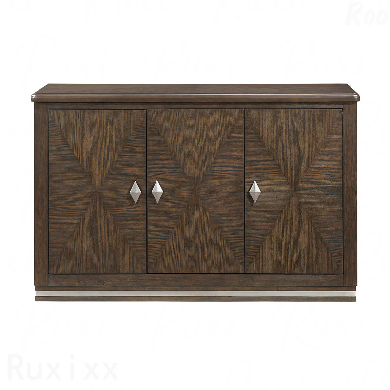Desserte fonctionnelle 1pc Modern Brown