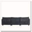 Canapé 3 places en tissu chenille profond-2064245414