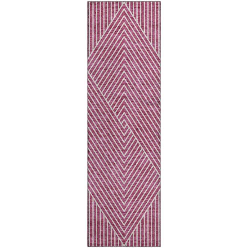 Premium Machine Washable Prisco Blush Rug, Runner 2'3" x 7'6"