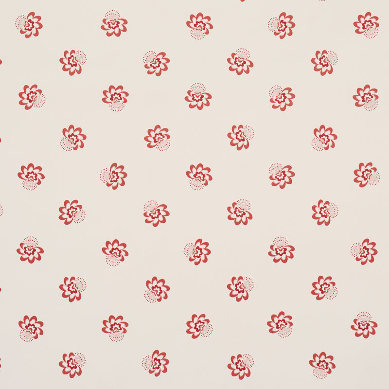 Auclair Floral Wallpaper, Red