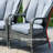 Moda 70 In. X 39 In. X 27 In. Rectangular Wicker Outdoor Gas Fire Pits Dining Setx