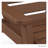 Lakeside POLYWOOD Nautical Chaise with Arms & Wheels-9706116