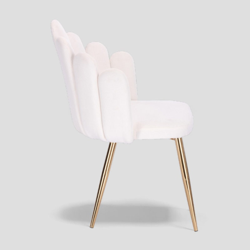 Chaise Tishonda, Blanc / Blanc