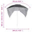 Ambri 318836 Beach Parasol with Side Walls-99775087