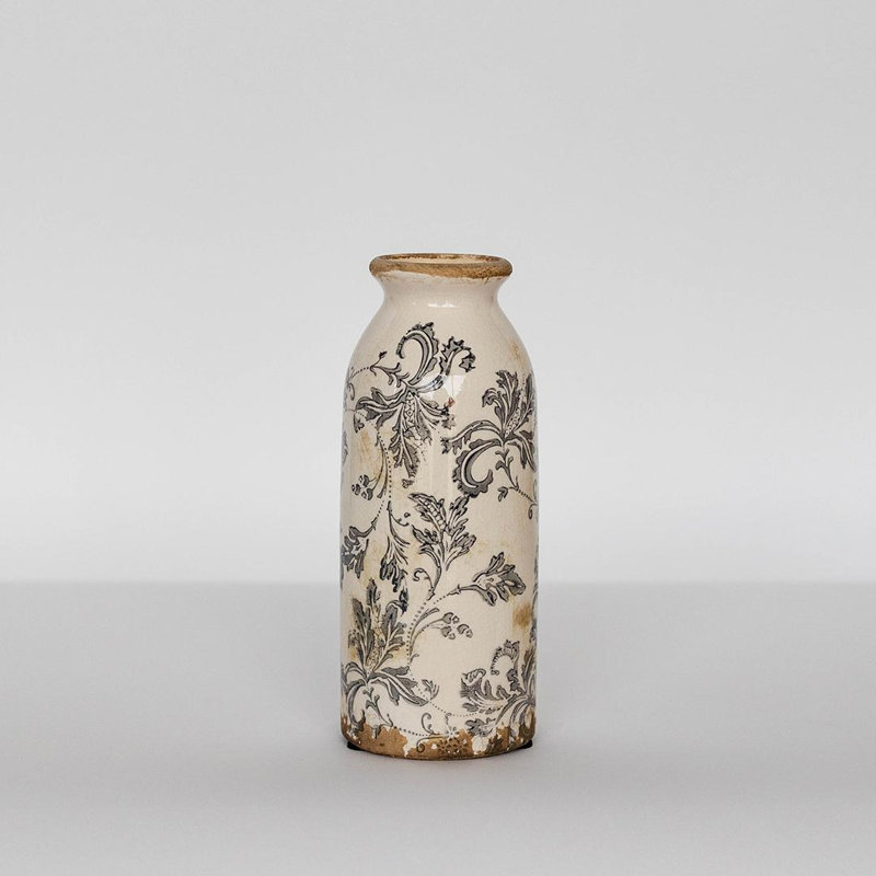 Vase à motif floral