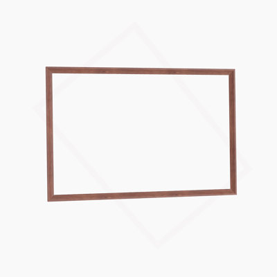 48"X32" Oversized Modern Rectangle Bathroom Mirror With Walnut Frame Decorative Large Wall Mirrors For Bathroom Living Room Bedroom Vertical Or Horizontal Wall Mounted Mirror With Aluminum Frame