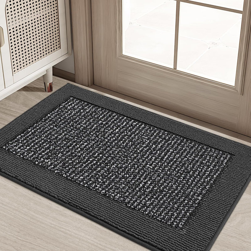 Tapis antidérapants lavables, Gris anthracite, 20 po x 32 po