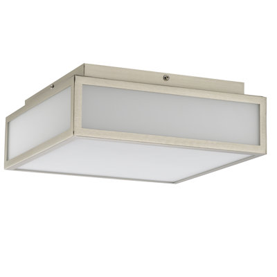 Integrated Led Flush Mount,3 Color Temperature Selectable,etched White Glass, Easy Indoor Installation,For Dry Or Damp Indoor Areas.