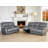 2 - Piece Modern Leather Match Manual Reclining Living Room Set , Wall Hugger Design, with Comfortable Foam & Pocket Coil Seating-634657929