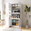 Armoire de cuisine avec étagère de rangement à 4 niveaux Farmhouse-1158021287