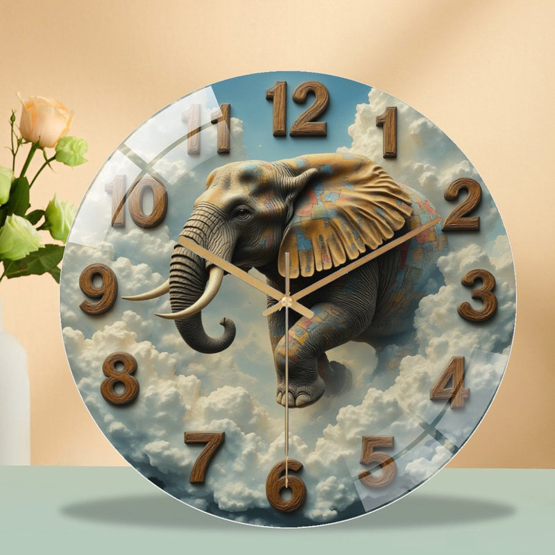 Horloge murale Elephant