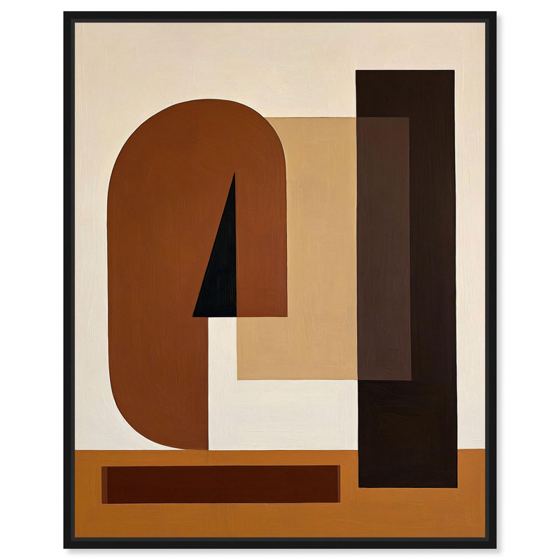 "Andaei I", reproduction d'art moderne sur toile par Art Remedy, cadre noir, 16 x 20, H 21 po x l 17 po, Cadre noir