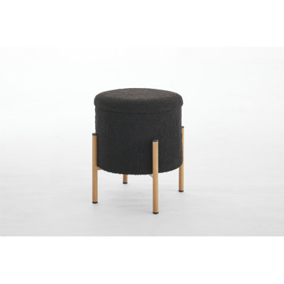 Modern Round Storage Ottoman