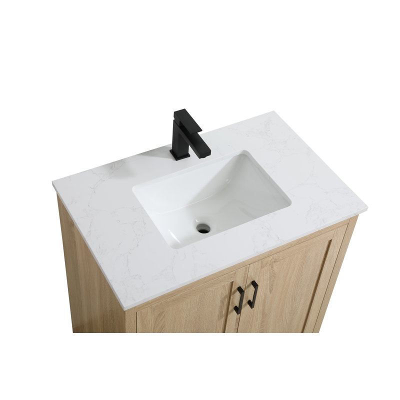 Ahner 30 inch Single Bathroom Vanity, Mango Wood