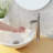 SoftStream Waterfall Vessel Brushed Nickel Single Hole, Single Handle Bathroom Sink Faucet