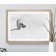 Magpie in Flight in Abstract - Picture Frame Graphic Art Print
