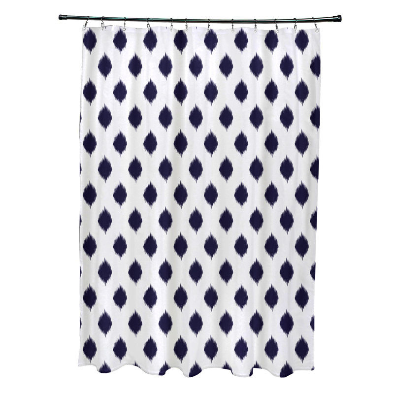 Shower Curtain, Spring Navy