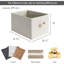 Rebrilliant Fabric Decorative Basket