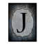 Lettre J par LightBoxJournal - reproduction d'art textuel sur toile tendue-21938908