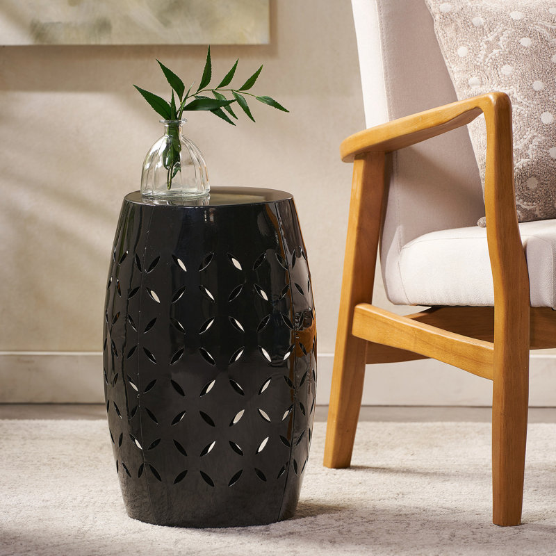 Table d'appoint 12 po, Noir
