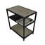 Table de bout en bois massif avec chargeur sans fil et rangement Milardo-1947303340
