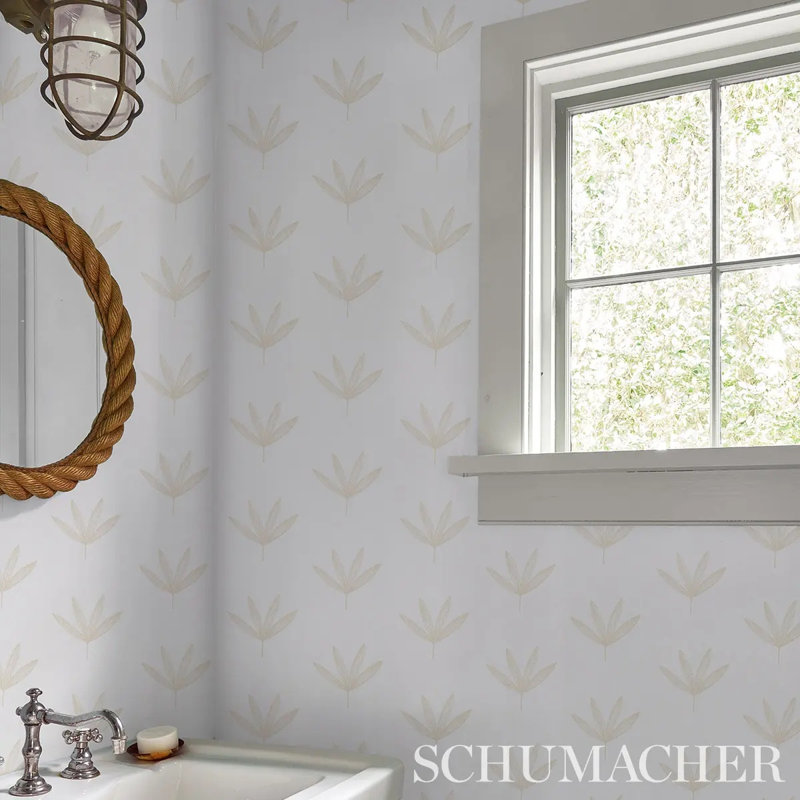 Rue Wallpaper, White/Beige