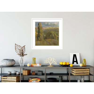 «Landscape» par Edgar Degas, impression giclée sur cadre