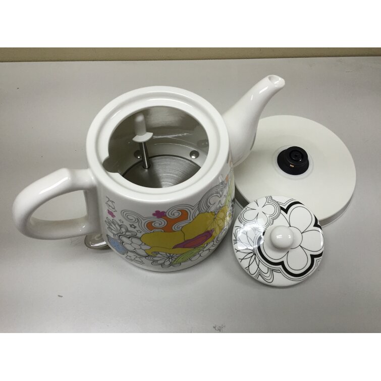 FixtureDisplays Ceramic Electric Tea Kettle