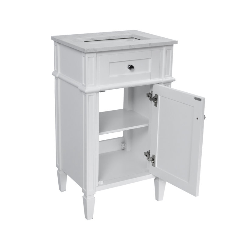 Meuble-lavabo 20 po Lakeland, Blanc