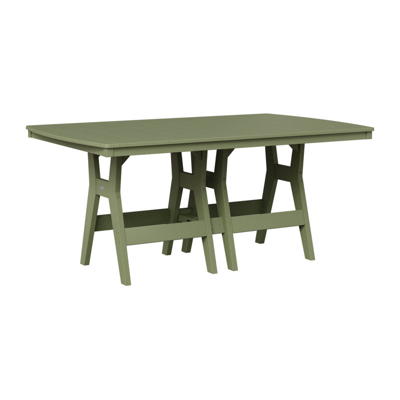 Table rectangulaire à hauteur de comptoir 72 po Berlin Gardens Harbor, H 38,87 po x l 72 po x P 44 po, Sauge