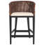 Tabouret de comptoir en bois massif Carneshia-762767893