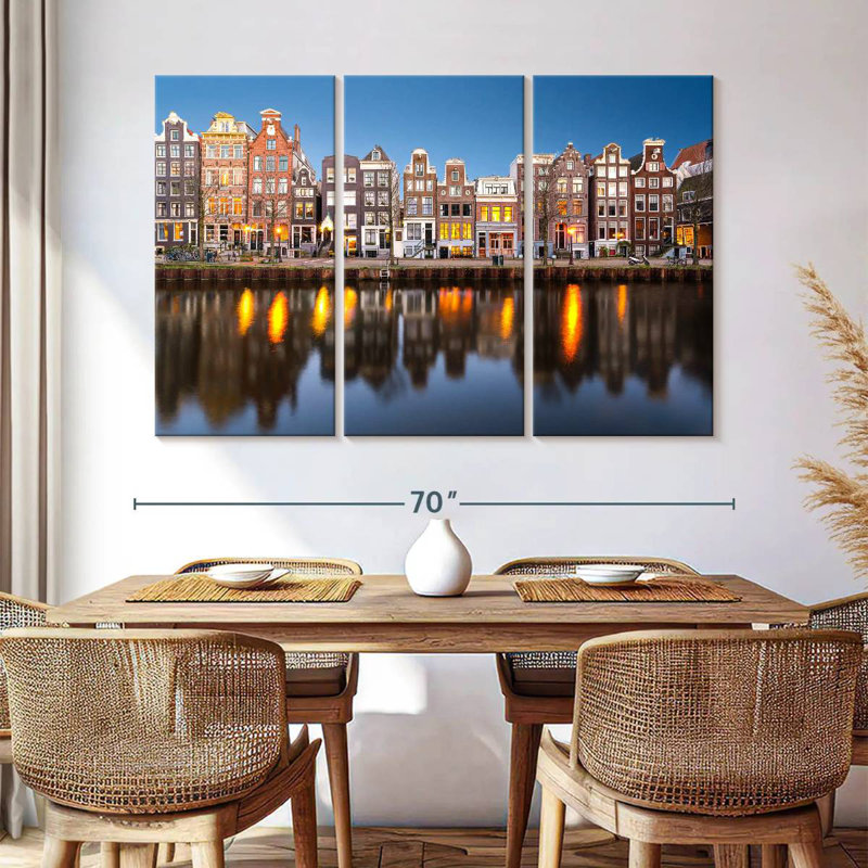 Sirci Amsterdam Canal Waterfront, H 42 po x l 65 po